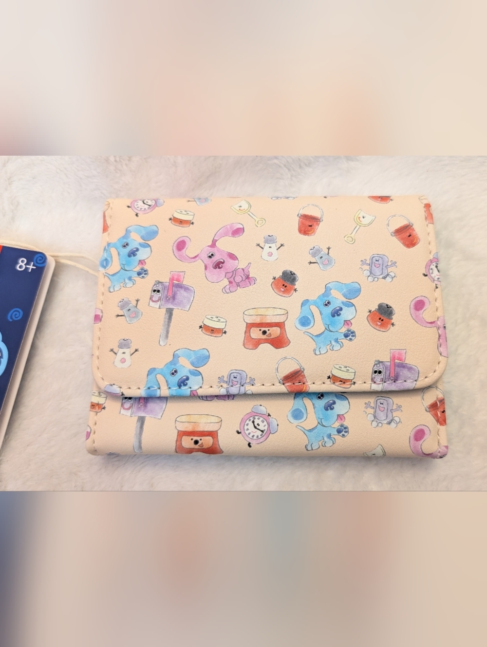 Loungefly Blue's Clues wallet dog Characters Mini Flap NEW - Picture 2 of 4
